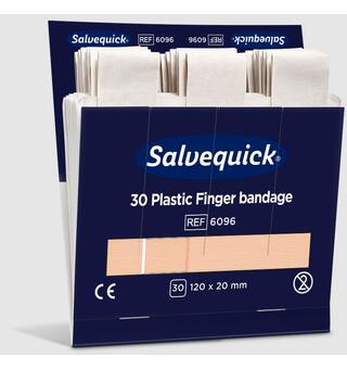 Plaster - Salvequick refill x 6 Plast - Ekstra lange