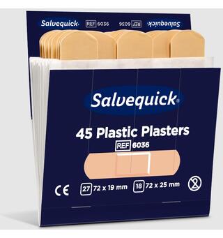 Plaster - Salvequick refill x 6 Plast
